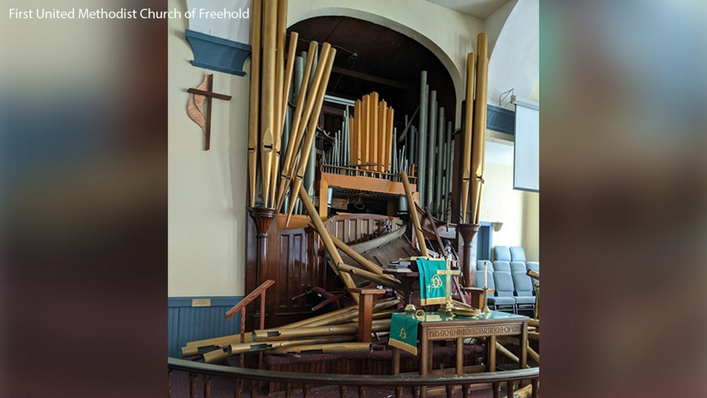 New Jersey church organ destroyed by vandals trying to steal pipes