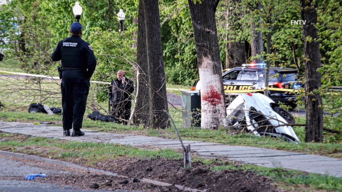 Police chase ends in deadly crash, just days after New Jersey made police pursuits legal again. Two people are dead and more injured.