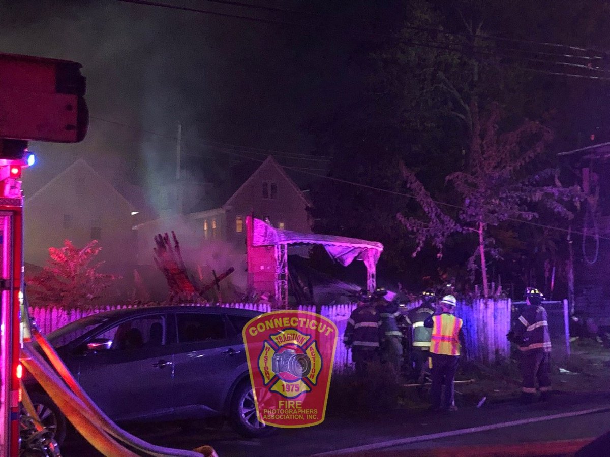 Three alarm fire involving multiple dwellings in Paterson,  NJ